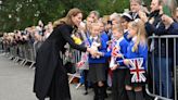 Girl ‘cries with joy’ after being selected to lay toy corgi with royal tributes by Princess Kate