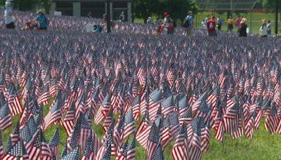 Sea of American flags on Boston Common honors fallen servicemembers on Memorial Day