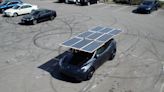 Tesla Owner Builds Solar Array That Folds Out of Model Y Roof