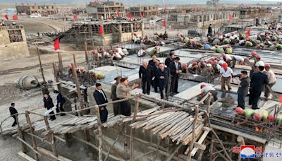 North Korea’s Kim Jong Un takes stock of devastation in flood damaged areas, orders swift action on rebuilding homes