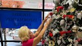 Bonnie Perkins returns to decorate the VCB Christmas tree