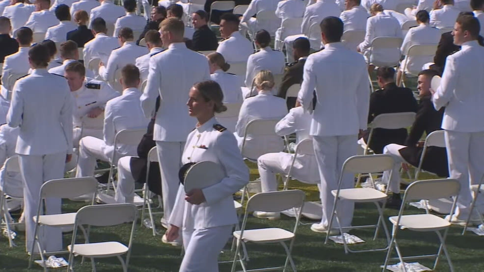 Defense Secretary Austin heralds 2024 Naval Academy grads as future leaders