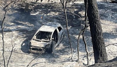 Massive Park fire sparked by man pushing burning car into a gully, officials say