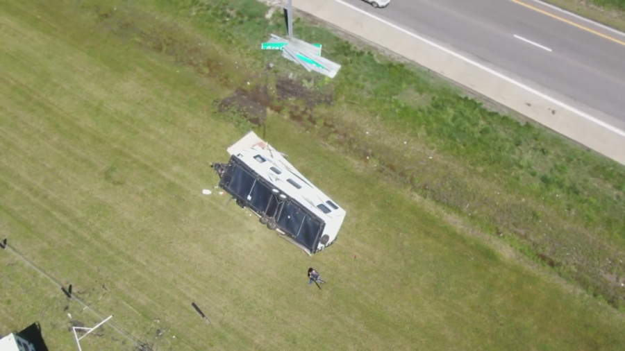 EF-1 tornado winds lift RV out of lot, tosses it toward I-70 in Grain Valley