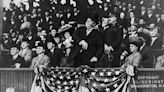 On this day in history, April 14, 1910, President Taft throws out first pitch at MLB game