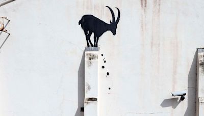 Banksy reveals new artwork featuring goat in west London