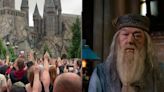 ¡Varitas arriba! Fanáticos rinden emotivo tributo a Michael Gambon en Universal Studios Florida