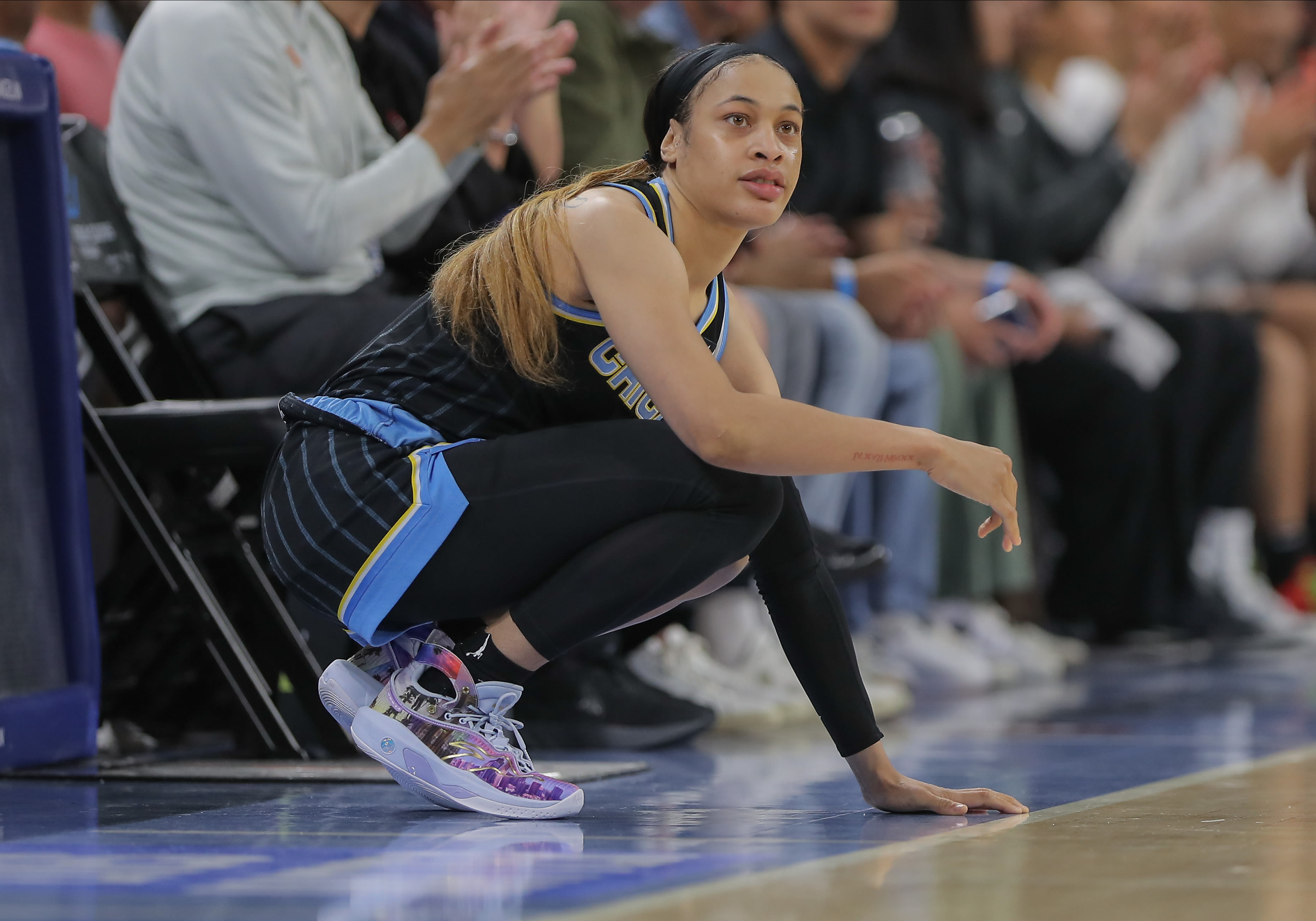 Chicago Sky players report harassment at team hotel after Chennedy Carter's hard foul on Caitlin Clark