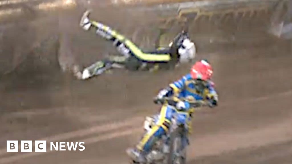 Ipswich speedway rider thrown from bike escapes serious injury