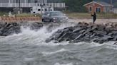 Hurricane Lee's path was offshore but flights at Logan Airport still delayed or canceled