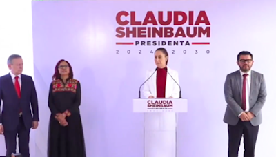Claudia Sheinbaum destapa a los tres nuevos miembros de su gabinete