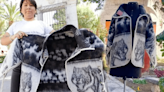 ¡El último grito de la moda! Diseñadora peruana crea prendas con frazadas Tigre y sorprende en redes