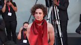 Timothee Chalamet dons red, backless jumpsuit for Venice Film Festival day three