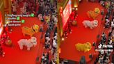 Lion dance set to 'See Tình,' 'Pink Venom' goes viral on TikTok