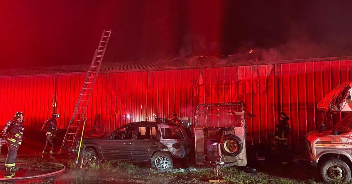 San Mateo county storage facility damaged in Saturday morning fire