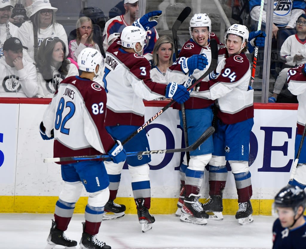 Avalanche’s Miles Wood embraced fresh start, physical play in Game 1: “I thought he was great”