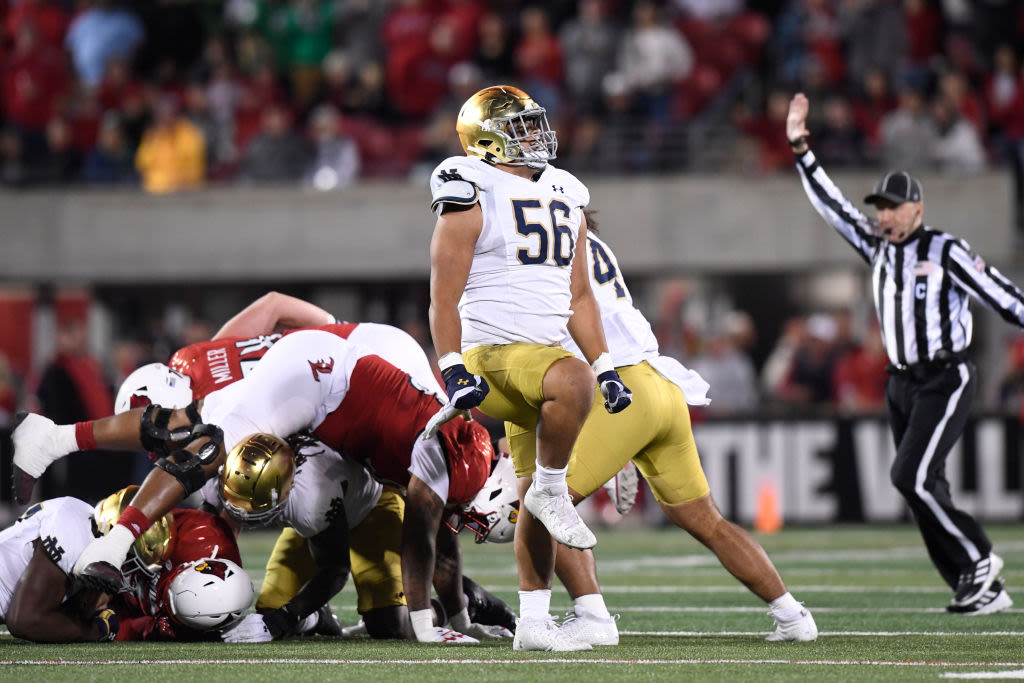 A key piece of Notre Dame football's offensive line is out for the season. What does it mean for the Irish?