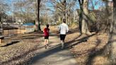 My son and I ran the same 5k. When he didn’t show up at the finish line I went looking for him