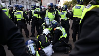 Clashes break out between police and protesters in London night after Southport riot