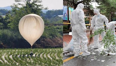 Globos con basura de Corea del Norte caen en complejo presidencial surcoreano