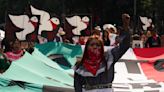 Manifestantes protestan contra violencia del sur de México