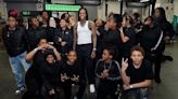 Pittsburgh Public Schools students perform with Lil Durk during concert at PPG Paints Arena