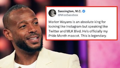 People Are Showing Love And Support For Marlon Wayans After He Posted A Series Of LGBTQ+ Ally Photos Amidst...