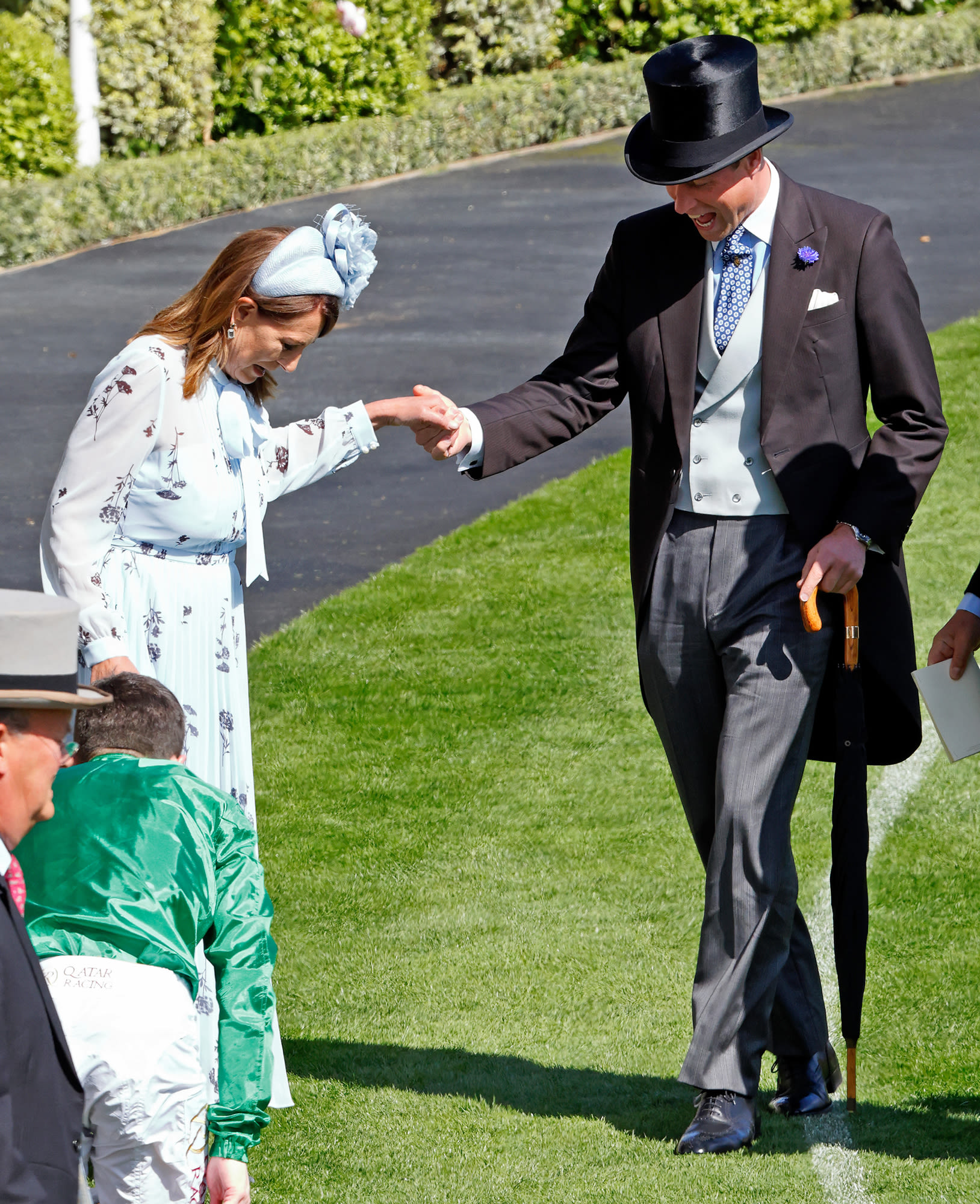 Prince William Rescues Mother-In-Law Carole Middleton as She Suffers Mishap at Royal Ascot