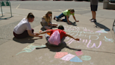 La Crosse YMCA recognizes mental health awareness month through sidewalk chalk art