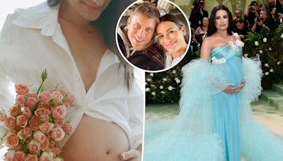 Pregnant Lea Michele reveals sex of second baby in sweet Mother’s Day post