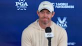 Rory McIlroy isn't talking about the story on everyone's mind