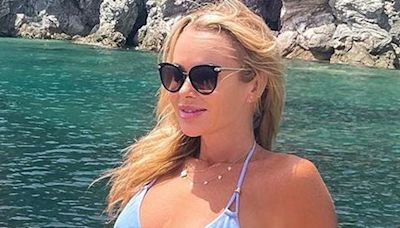 Amanda Holden shows off unbelievably toned physique in daring two-piece for poolside snap