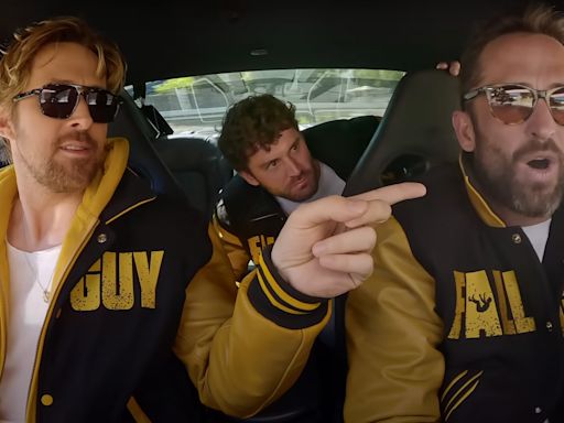 The Fall Guy: Watch Ryan Gosling & His Lookalike Stuntmen Sing Journey in Carpool Karaoke Video