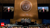 India abstains on UNGA resolution demanding Russia immediately cease its aggression against Ukraine | India News - Times of India