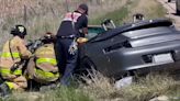 Porsche 911 Collides Head-On With Truck Pulling Horse Trailer