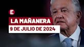 La 'Mañanera' hoy en vivo de López Obrador: Temas de la conferencia del 9 de julio de 2024