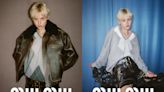 Emma Corrin, Sydney Sweeney, Demi Singleton Front Miu Miu Fall 2022 Campaign