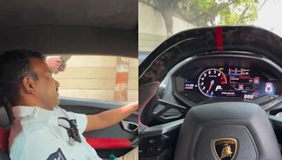 Traffic Cop Stops Lamborghini Owner For Regular Checks But What Follows Is A True Wholesome Moment - News18