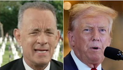 Tom Hanks Spots 'Reason To Be Worried' For Democracy When Asked About Trump