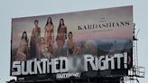 'The Kardashians' Billboard Covered Up in L.A. After NSFW Graffiti Job