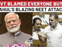NEET Storm Rocks Parliament: Rahul Gandhi, Akhilesh Launch Fiery Attack, Modi Govt Responds | Watch