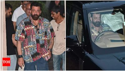 Sanjay Dutt gifts himself a luxury car on his birthday; shows off swanky ride while greeting fans- Pics Inside | Hindi Movie News - Times of India