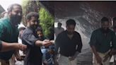 Rishab Shetty, Jr NTR, Prashanth Neel trek to Keshavanatheshwara Temple in traditional veshti. Watch