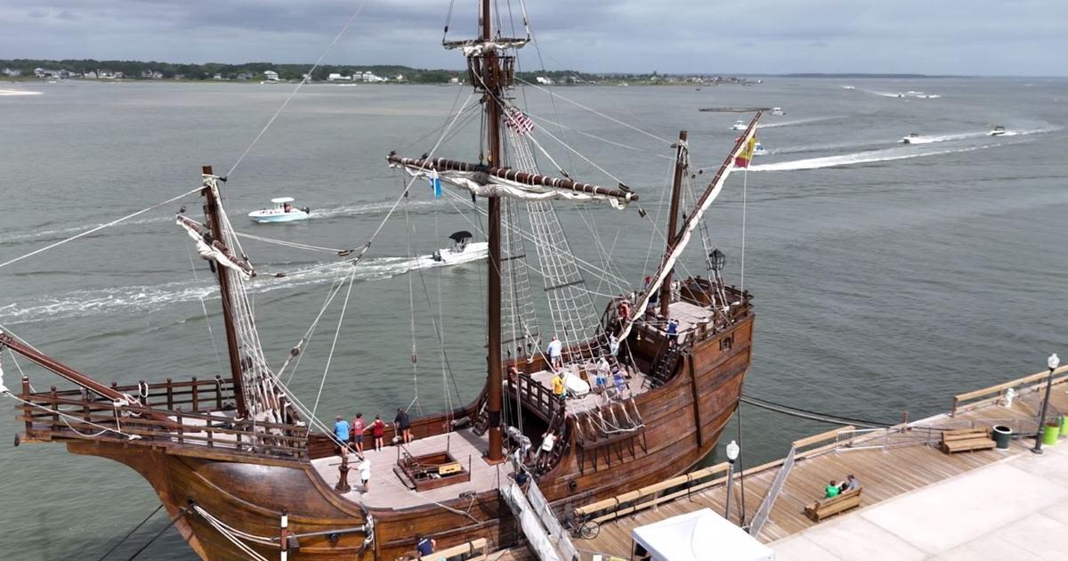 Historic Replica Ship Docks for Visitors in Worcester County