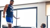 Giannis Antetokounmpo Shares 'Rehab' Routine with Son Maverick: 'Paw Patrol and Shooting'