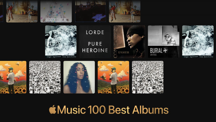 Apple Music reveals its list of the top 10 albums of all time