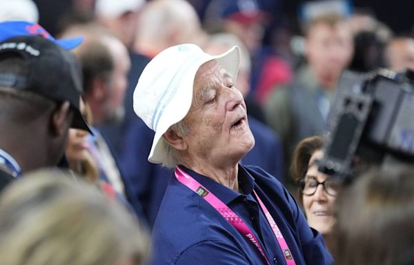 Actor Bill Murray quietly attended Sunday’s K-State-Kansas baseball game