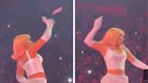 Nicki Minaj Hurls Object Back into Crowd After Almost Getting Hit in Face