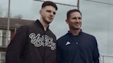 Arsenal star Rice handed custom gift by Lampard to mark his 50th England cap