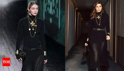 Kriti Sanon vs Gigi Hadid: Who wore Chanel's stunning black ensemble better? - Times of India